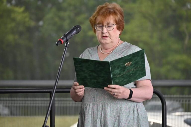 Barbara Odrobińska, przedstawiciel Ministra rolnictwa i rozwoju wsi, odczytała list od Pana Ministra - Czesław Siekierskiego