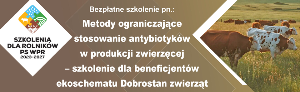 Szkolenia dotyczące metod ograniczających stosowania antybiotyków w produkcji zwierzęcej