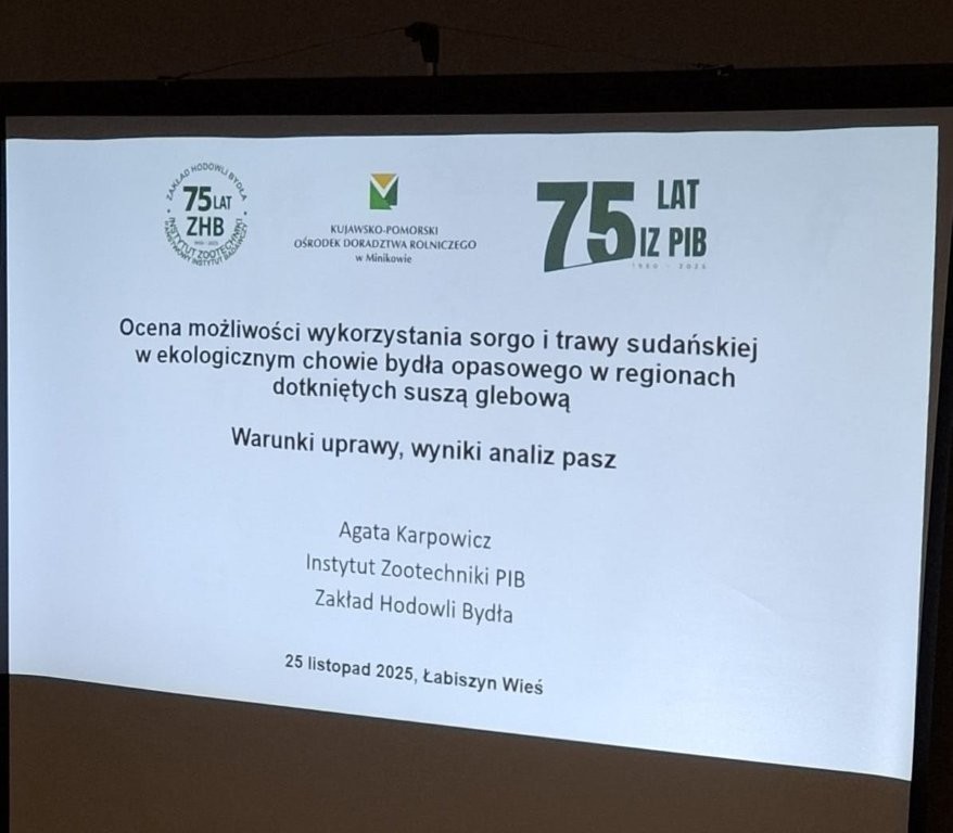 Szkolenie Poszukiwanie alternatywnych komponentów paszowych dla bydła mięsnego w obszarach suszy glebowej (5)