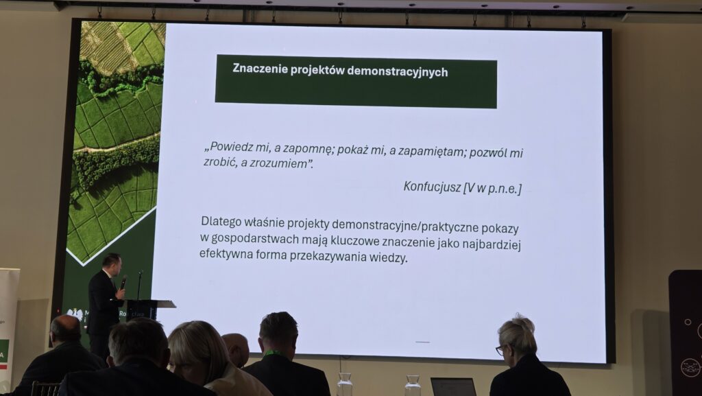 4. Blok II. Idea gospodarstw demonstracyjnych. Przedstawiciel Ministerstwa Rolnictwa i Rozwoju Wsi