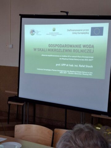 Początek prezentacji dla uczestników spotkania
